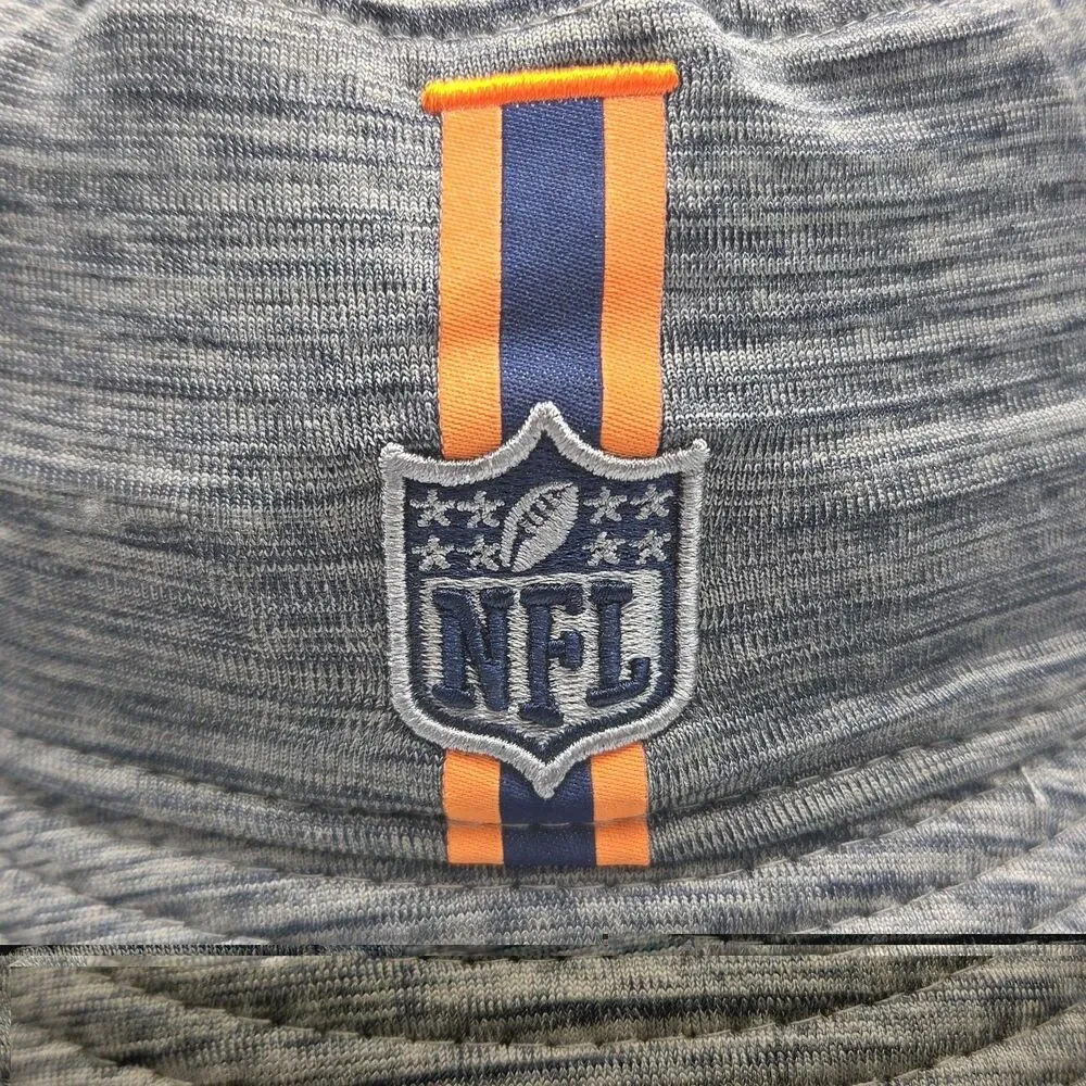 Denver Broncos Bucket Hat NFL Football Gray New Era One Size Polyester Stretch